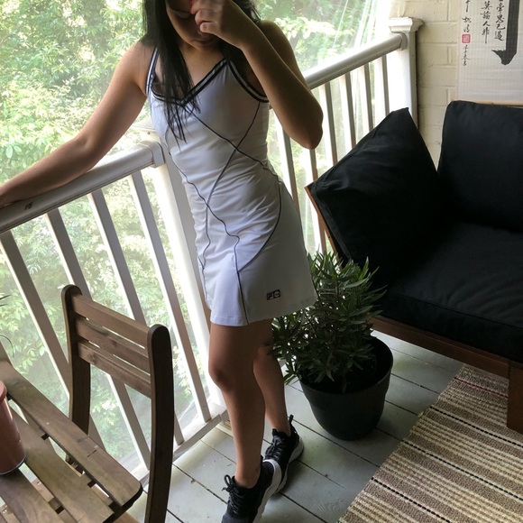 Fila Dresses & Skirts - 🌟 VINTAGE Fila tennis dress w/ built in bra!